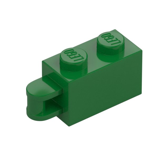 BRICK 1X2, W/ 3.2 SHAFT, VERT. END