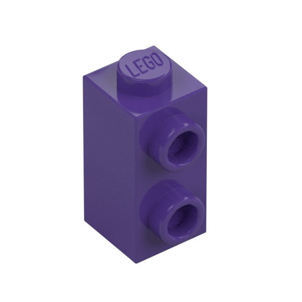 BRICK 1X1X1 2/3, W/ VERT. KNOBS