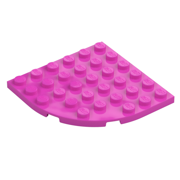 PLATE 6X6 W. BOW