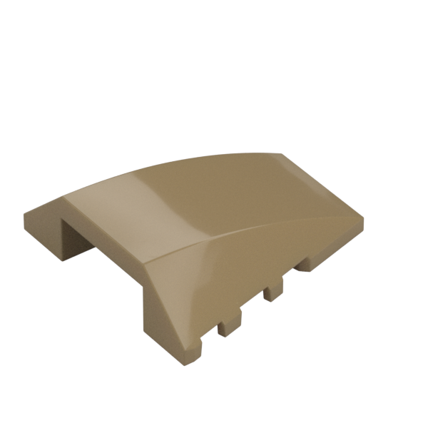 BRICK 4X4 W. BOW/ANGLE
