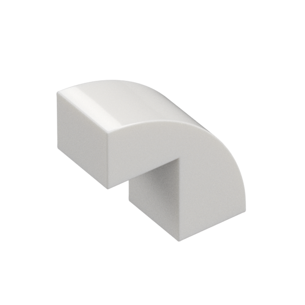 BRICK 1X2X1 2/3, BOW W/ CUTOUT, NO. 1