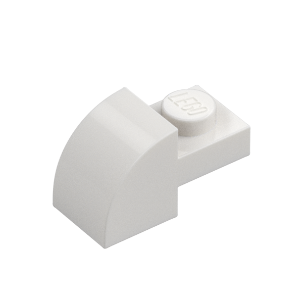 BRICK, 1X2X1, BOW, W/ CUTOUT