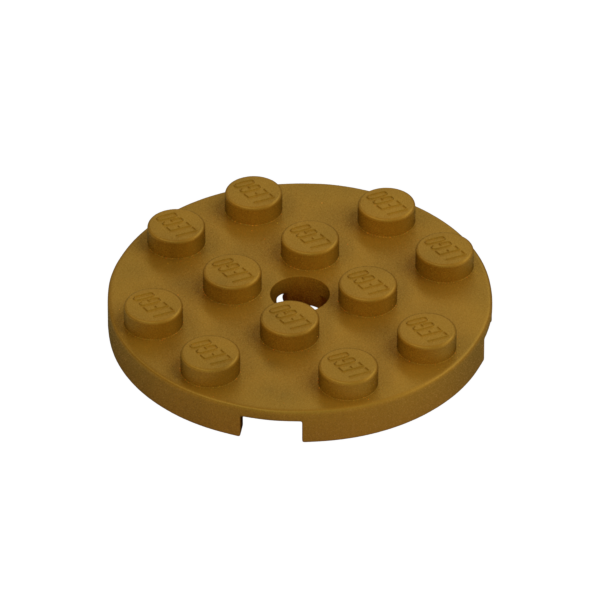 PLATE 4X4 ROUND W. SNAP