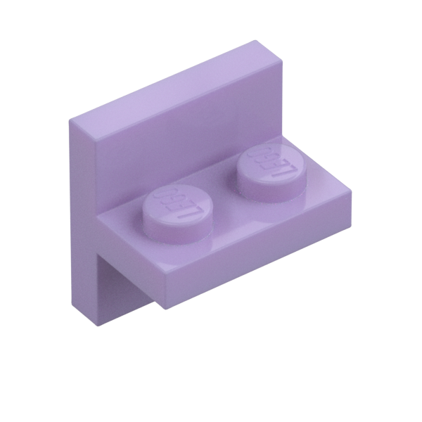 PLATE 1X2 W/ VERT. TUBE
