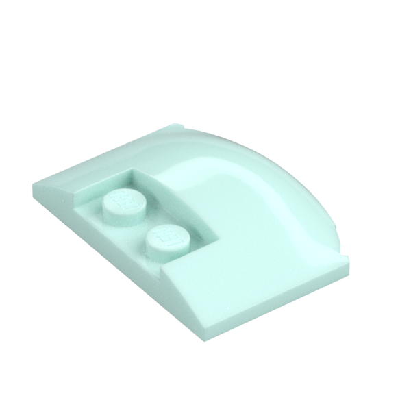 PLATE W. BOW 3X4X2/3 W. KNOBS