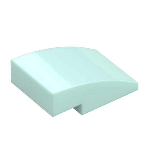 BRICK, W/ HALF BOW 2X3, W/ CUT