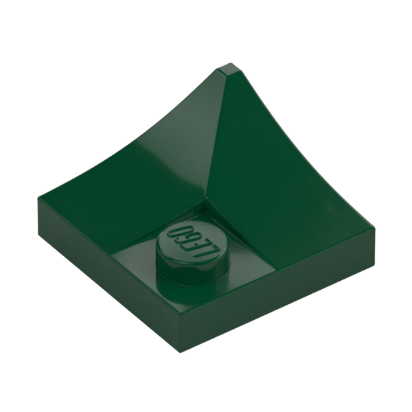PLATE 2X2X2/3, BOW, INVERTED BOW
