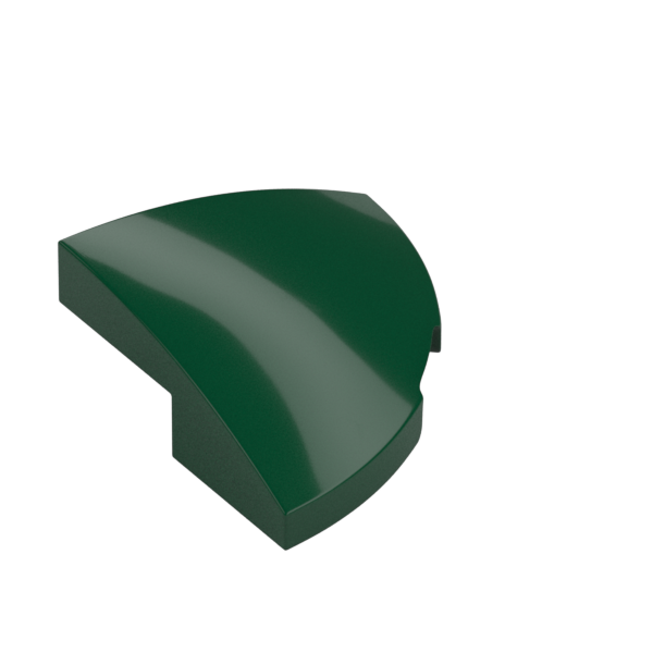 BRICK, 2X2X2/3, 1/4 SPHERE, W/ CUTOUT