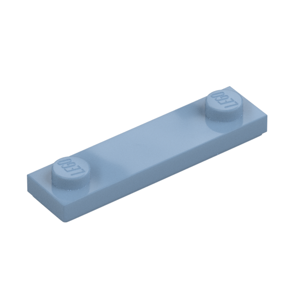 PLATE 1X4, W/ 2 KNOBS, NO. 2