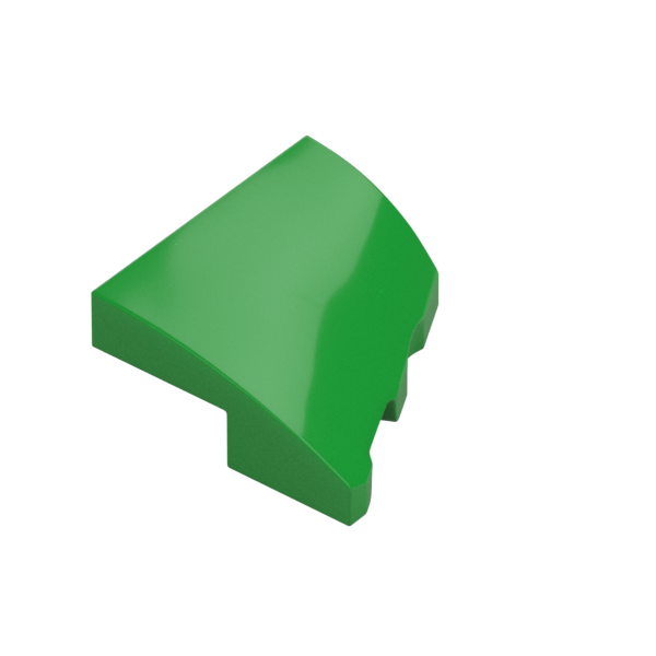 PLATE 2X2X2/3, HALF BOW, W/ CUT, LEFT