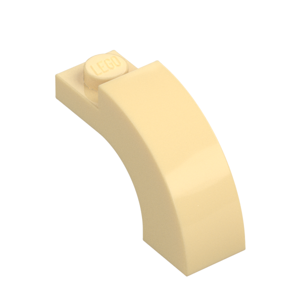 BRICK, 1X3X1 2/3, CIRCLE ARCH
