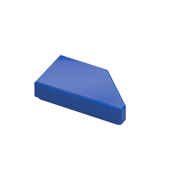 TILE 1X2, DEG. 45, CUT, LEFT
