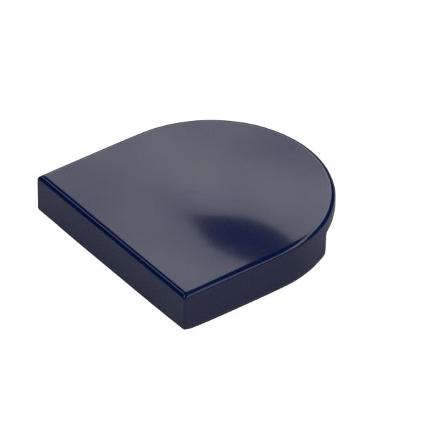 TILE 2X2, 1/2 CIRCLE