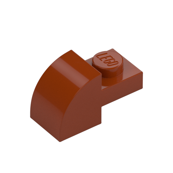 BRICK, 1X2X1, BOW, W/ CUTOUT