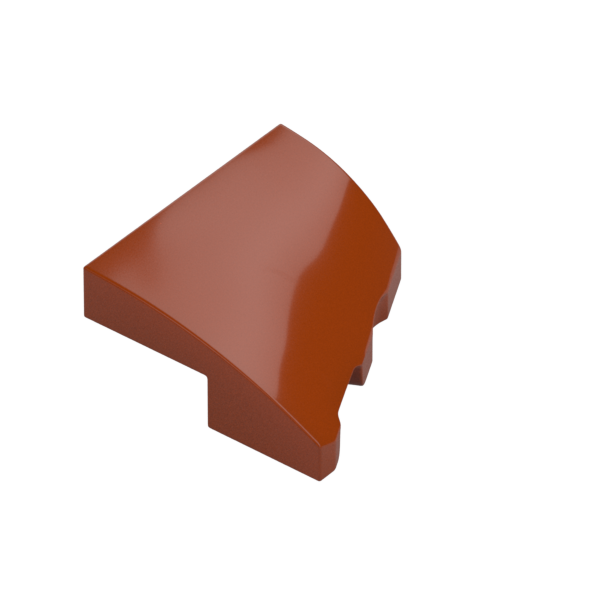 PLATE 2X2X2/3, HALF BOW, W/ CUT, LEFT
