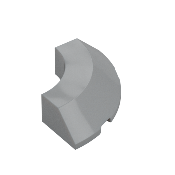 1/4 CONE, 4X4X1, W/ CUTOUT, NO. 1