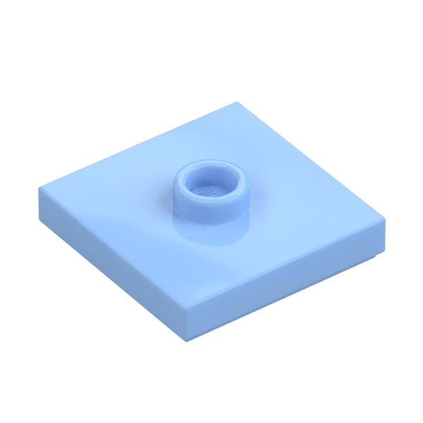 PLATE 2X2 W 1 KNOB
