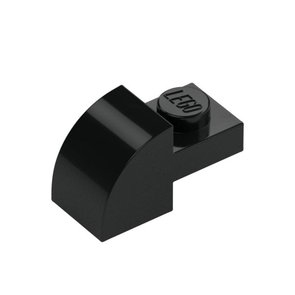 BRICK, 1X2X1, BOW, W/ CUTOUT