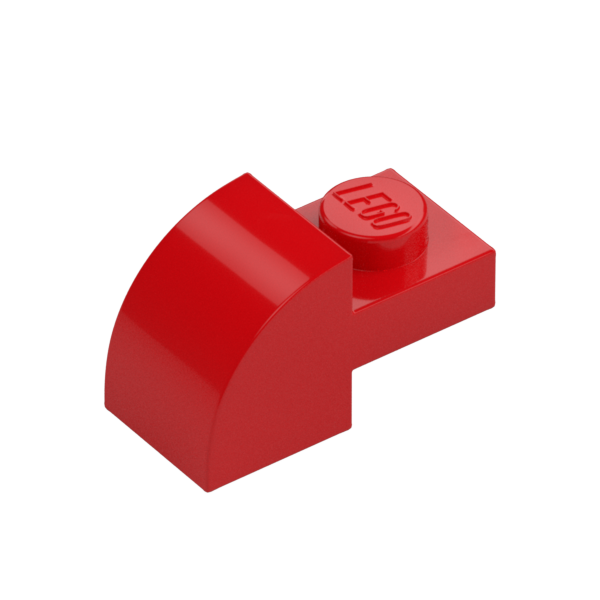 BRICK, 1X2X1, BOW, W/ CUTOUT